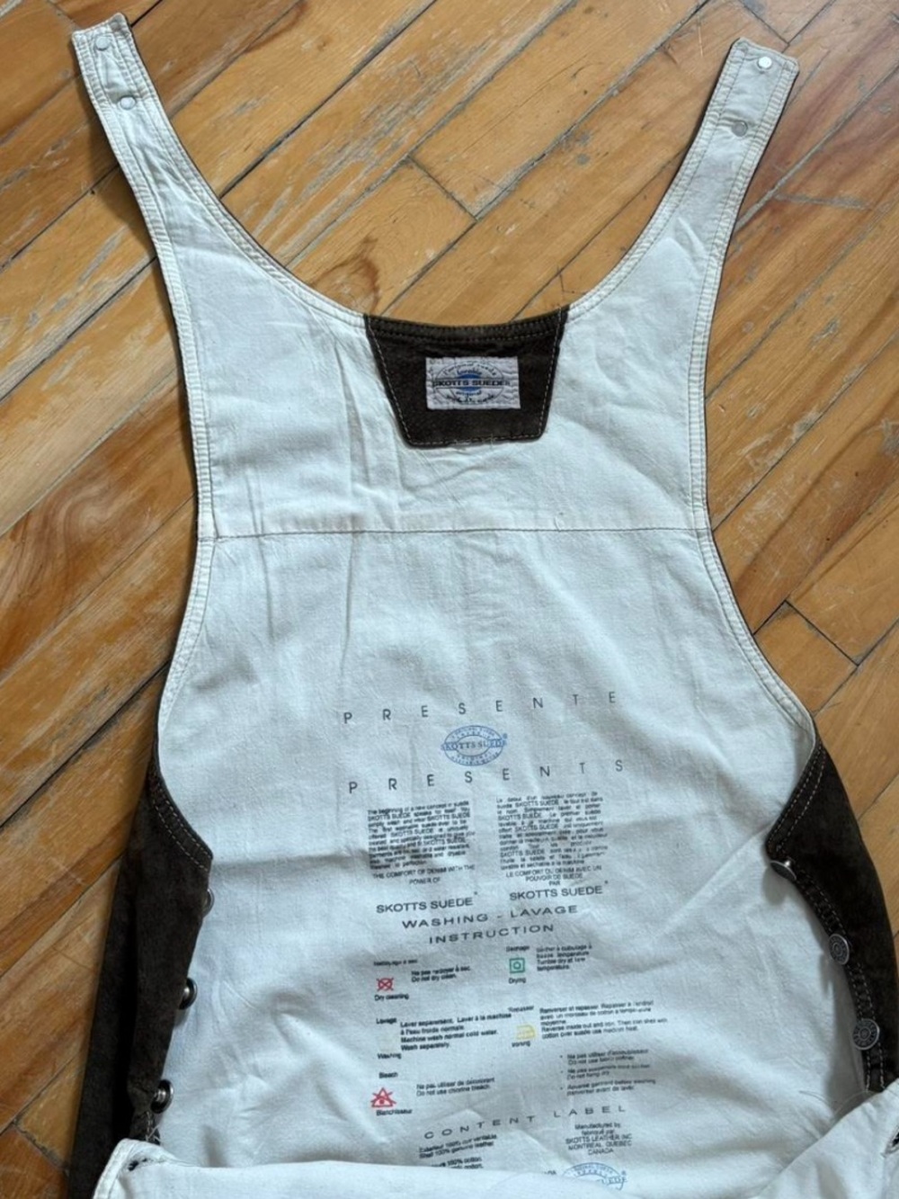 Suede overall dress— Skotts Suede - Picture 5 of 5